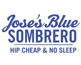 Jose's Blue Sombrero logo.